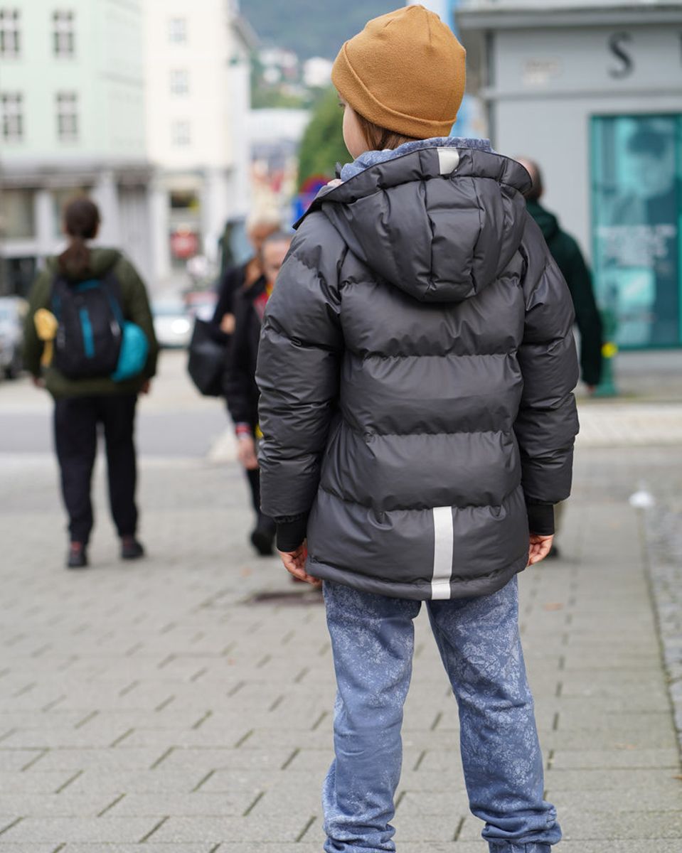 Kattnakken Boblejakke Sludd Junior Kattesvart