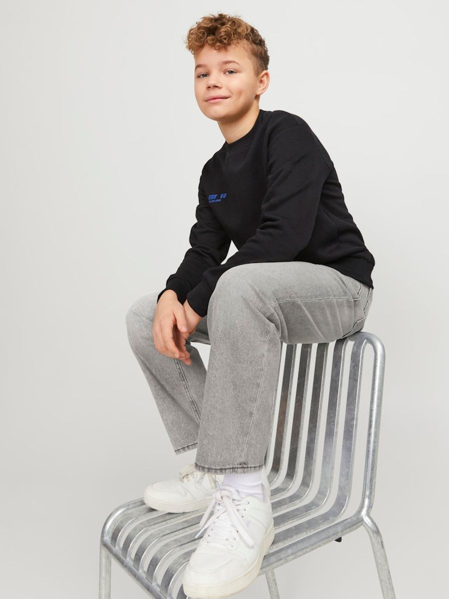 Jack & Jones Junior Chris Jeans Relaxed Fit Grå Denim